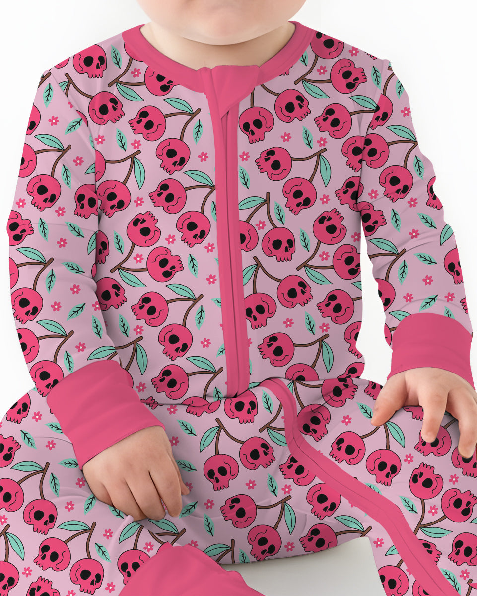 Halloween Cherry Skull Bamboo Convertible Zippy