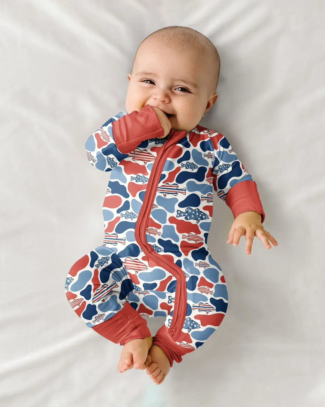 Gerippte Babykleidung mit individuellem Foto - Weich &amp; Skizzenhaft