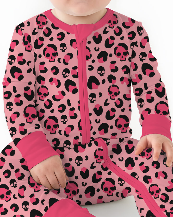 Leopard Skull Bamboo Convertible Zippy