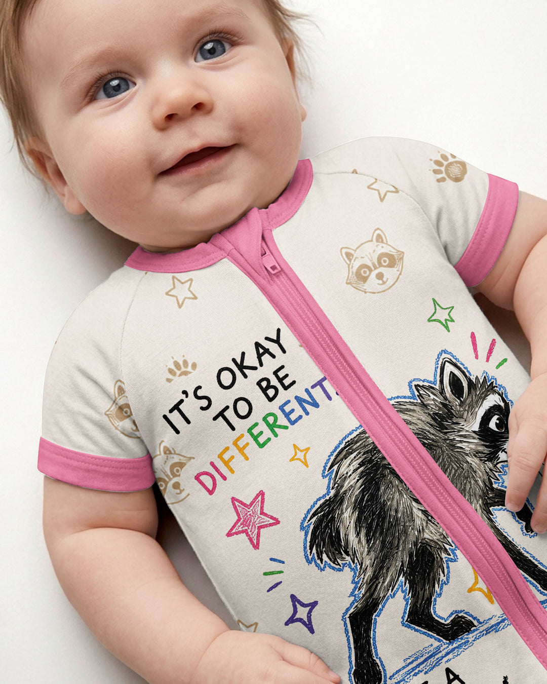 Jimothy The Raccoon Bamboo Shorty Zippy