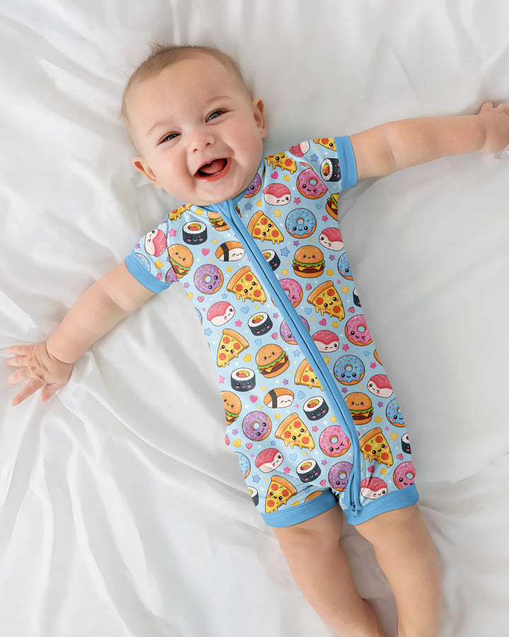 Kawaii Snack Party Bamboo Shorty Zippy
