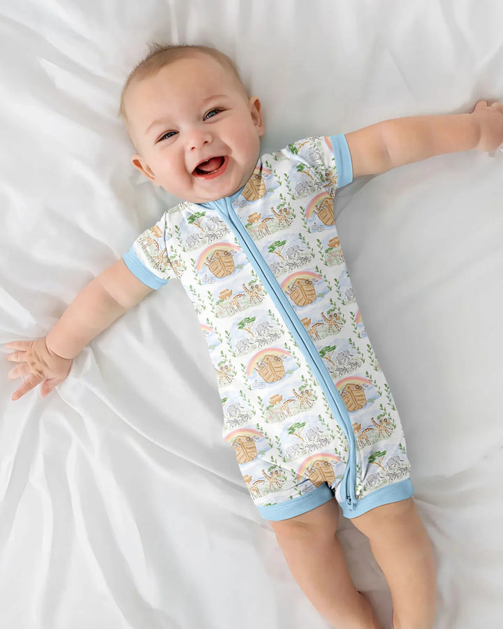 Noah And The Ark Bamboo Shorty Zippy
