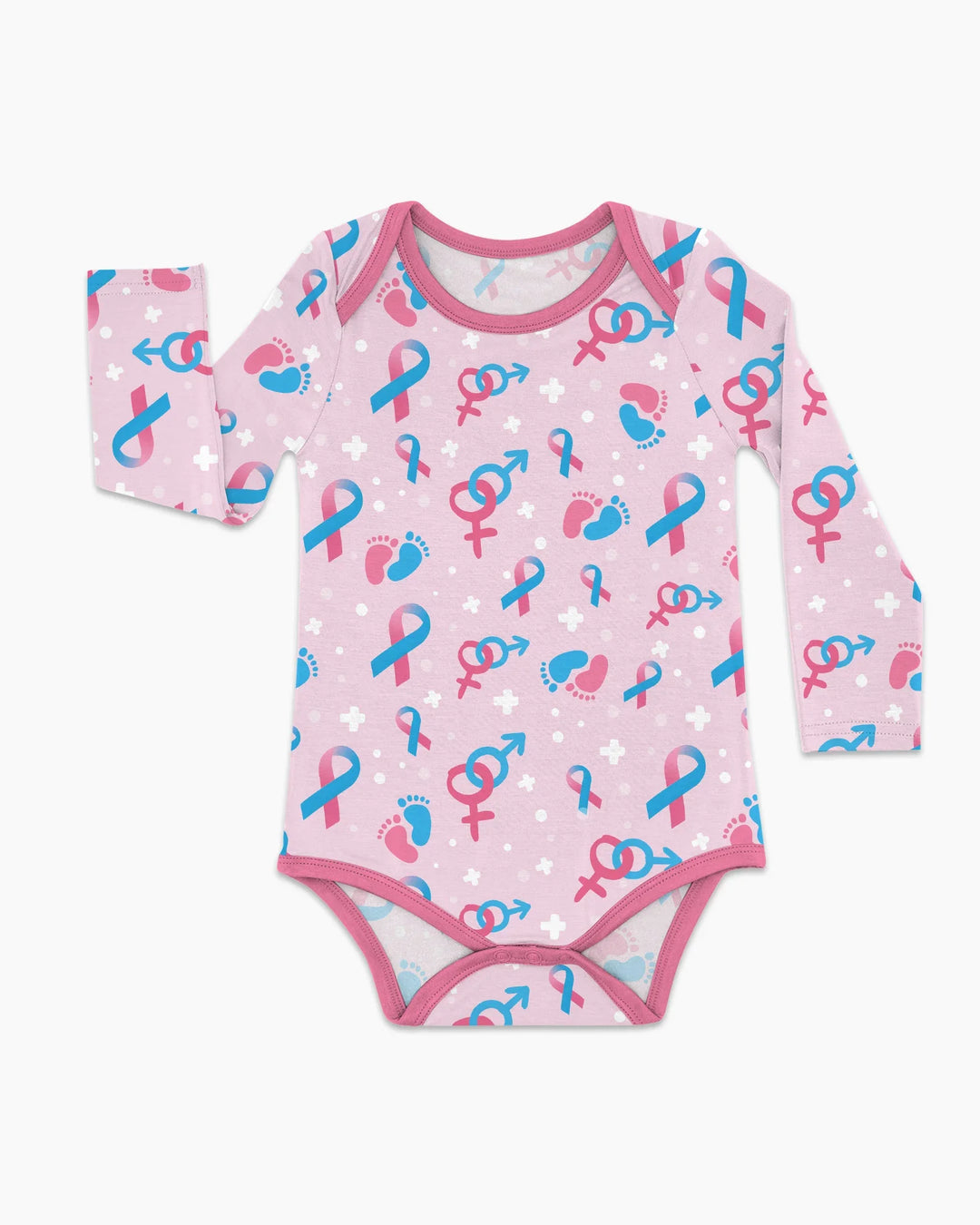 Gerippte Babykleidung mit individuellem Foto - Weich &amp; Skizzenhaft
