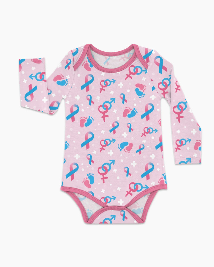 Gerippte Babykleidung mit individuellem Foto - Weich &amp; Skizzenhaft