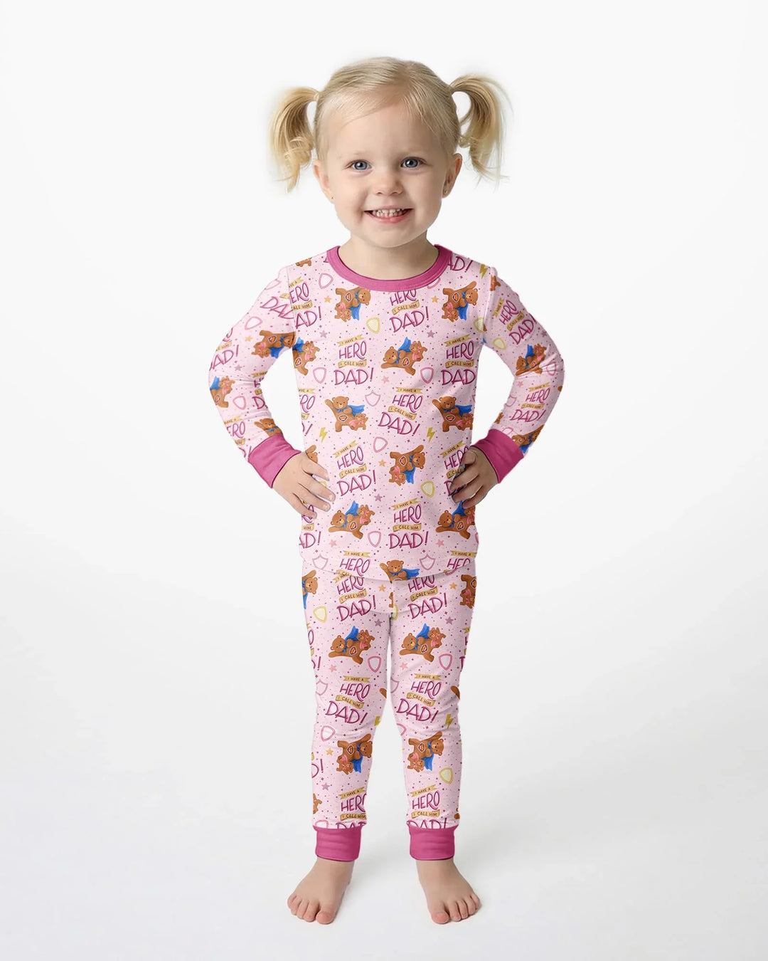 Conjunto de pijama de dos piezas de bambú de manga larga