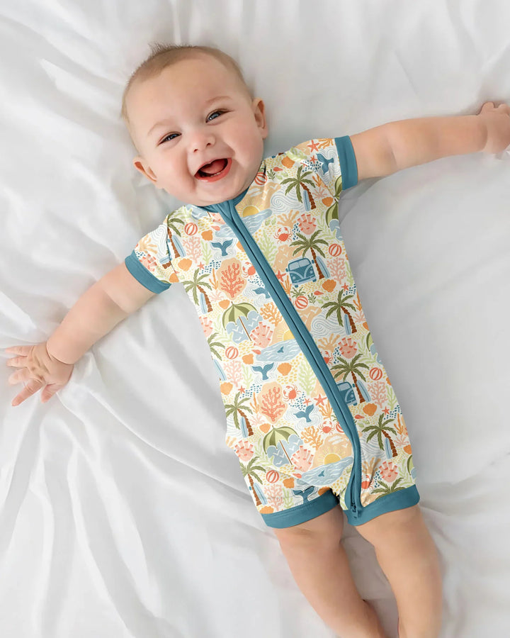 Beachy Boho Bamboo Shorty Zippy