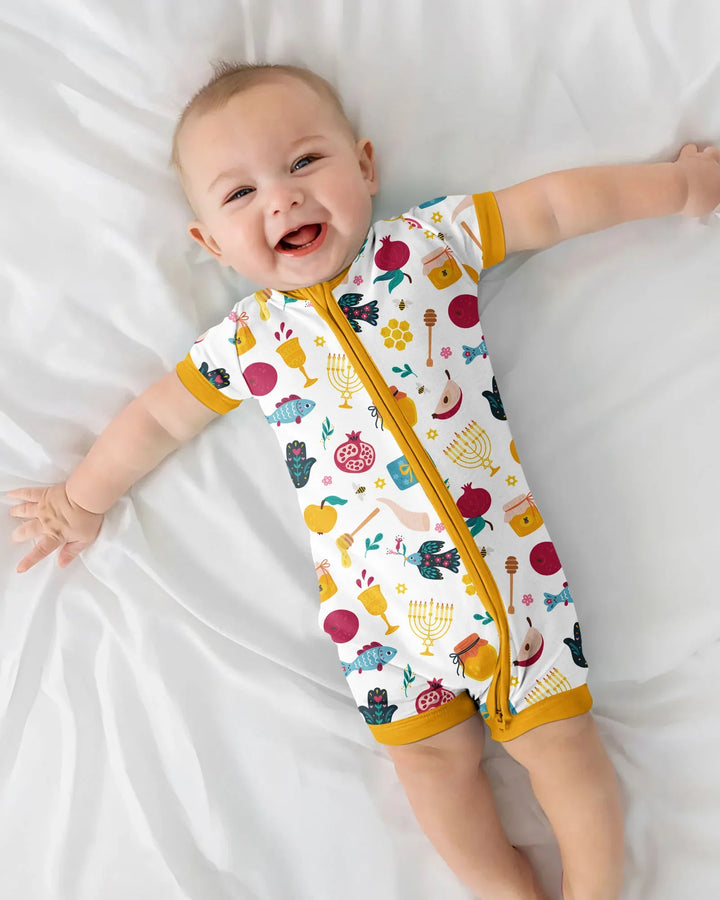 Shanah Tovah Party Bamboo Shorty Zippy