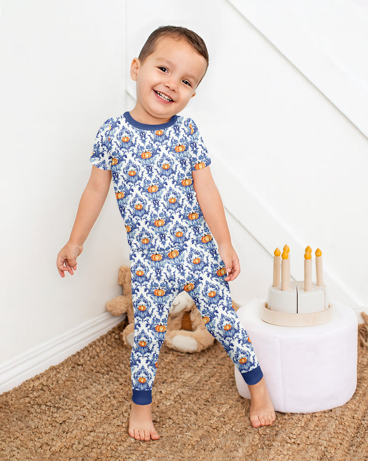Zweiteiliges, kurzärmliges Pyjama-Set mit Marienkäfern