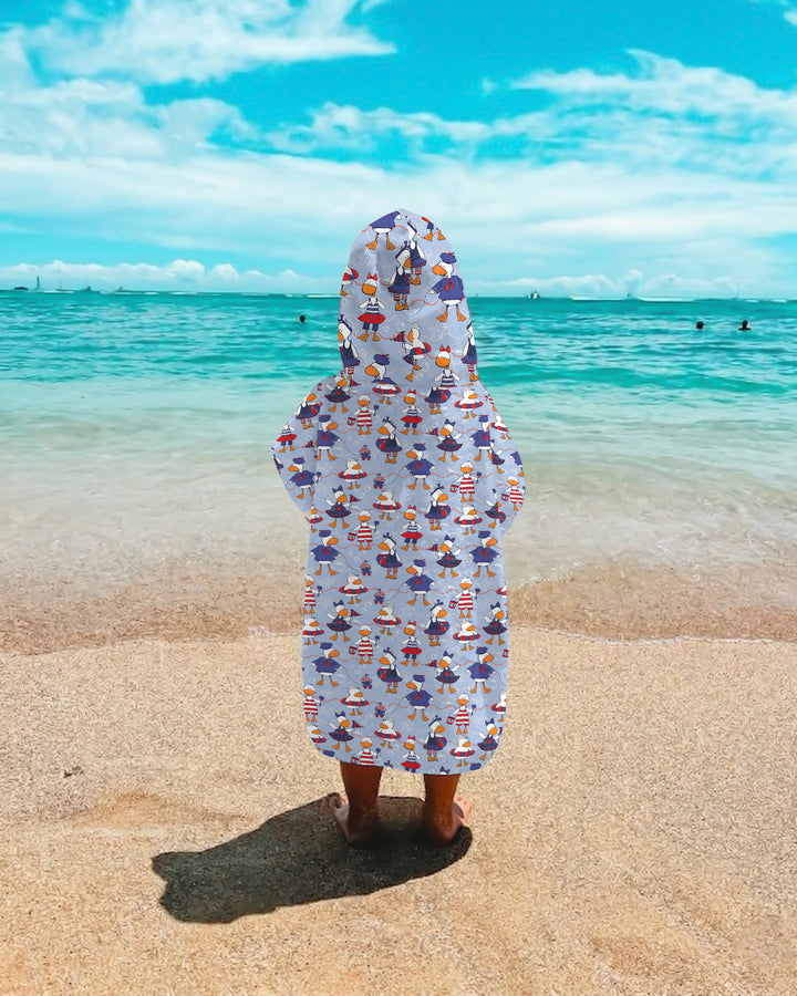 Freedom Floaties Family Matching Bamboo Swim Poncho