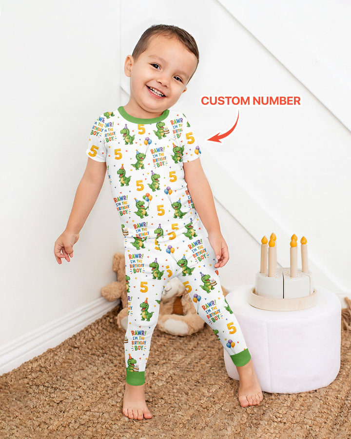 Zweiteiliges, kurzärmliges Pyjama-Set mit Marienkäfern