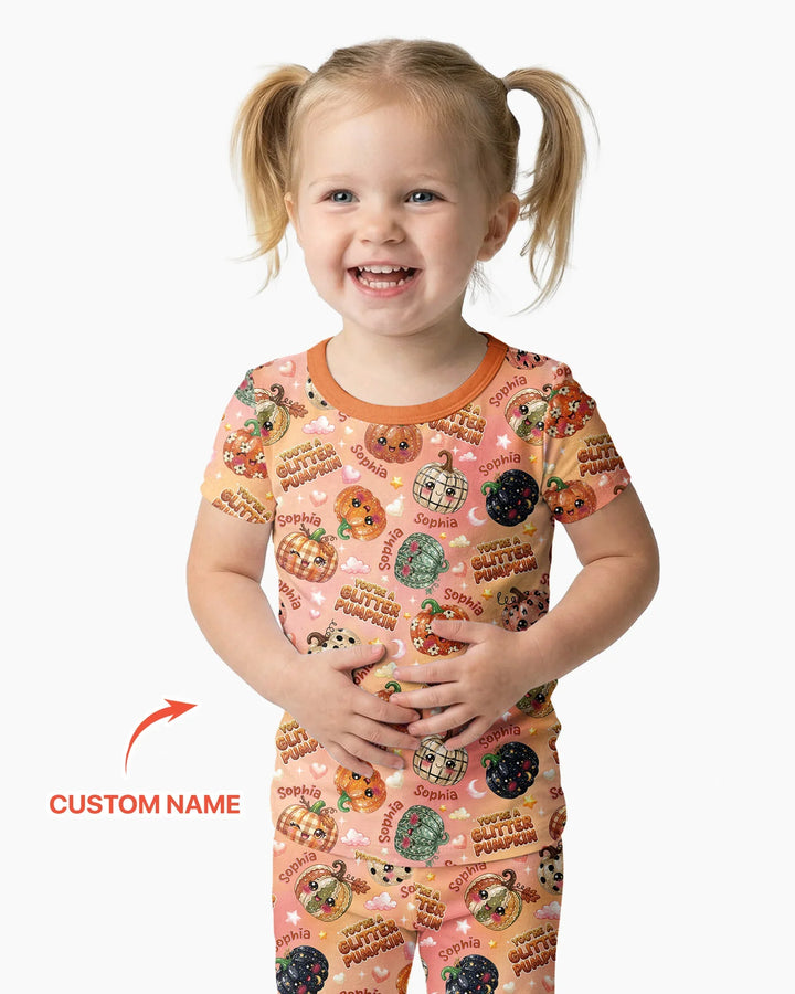 Zweiteiliges, kurzärmliges Pyjama-Set mit Marienkäfern