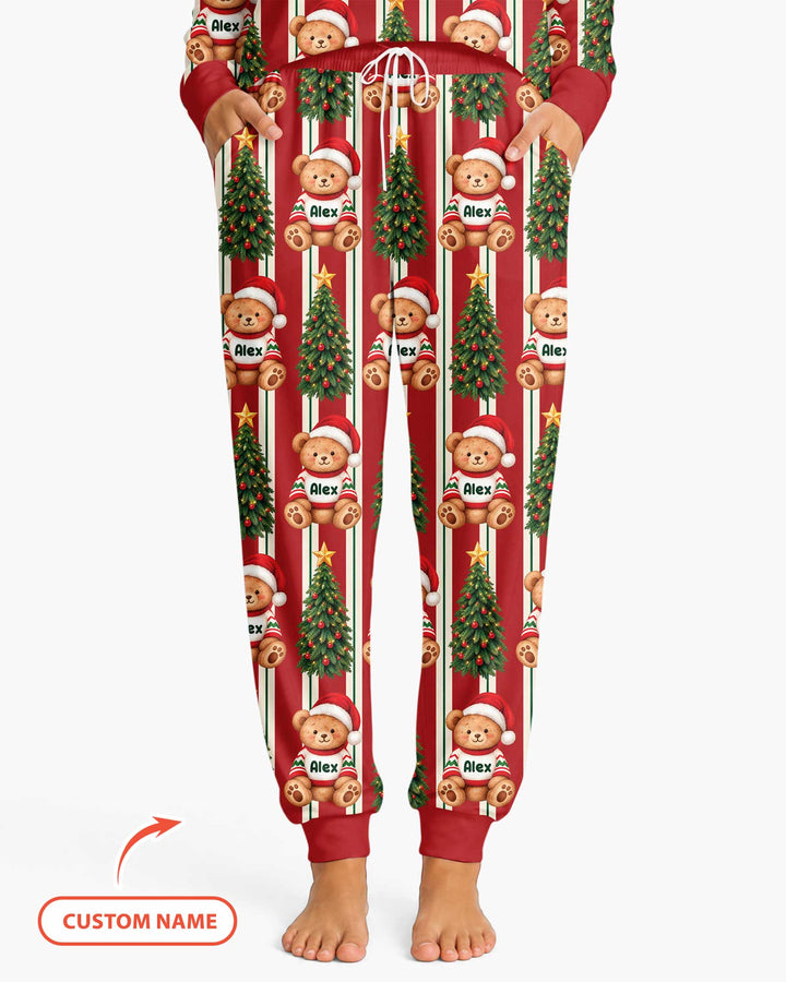 Christmas Bear Bamboo Women Pajama Set