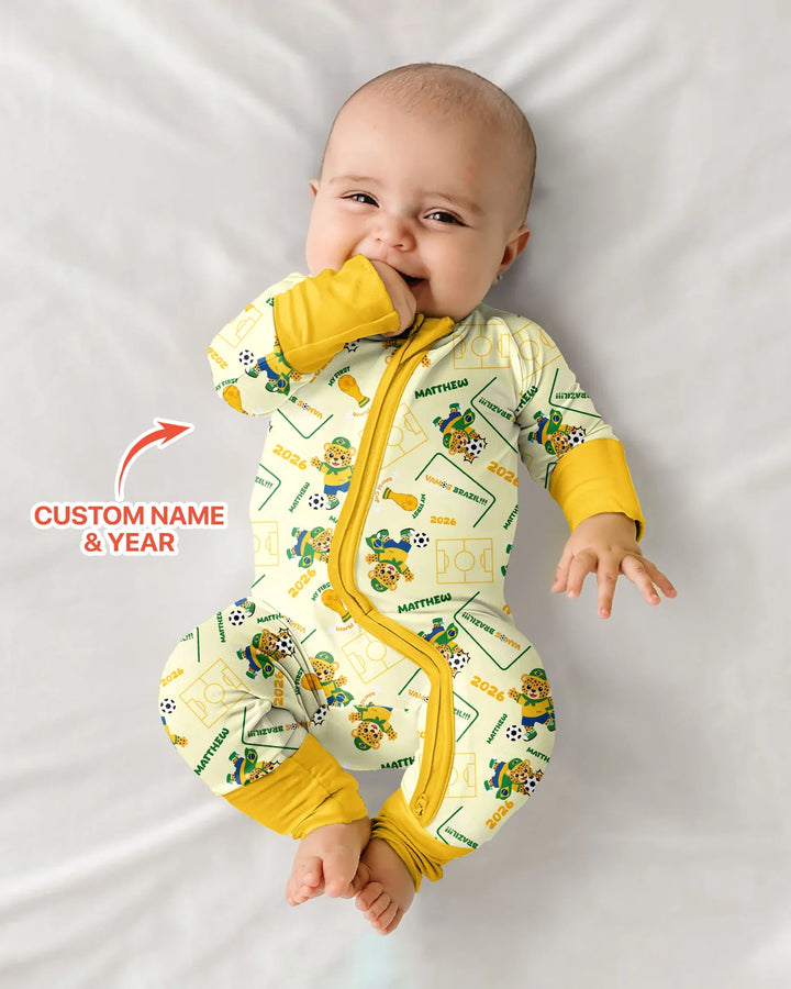 Gerippte Babykleidung mit individuellem Foto - Weich &amp; Skizzenhaft
