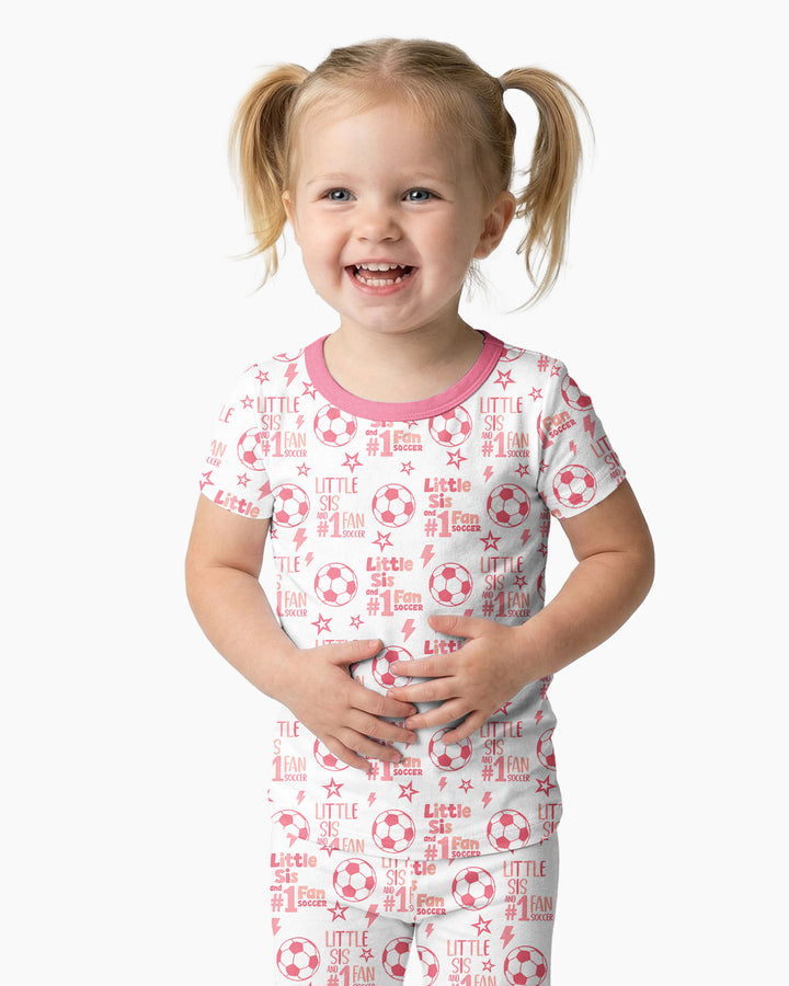 Zweiteiliges, kurzärmliges Pyjama-Set mit Marienkäfern