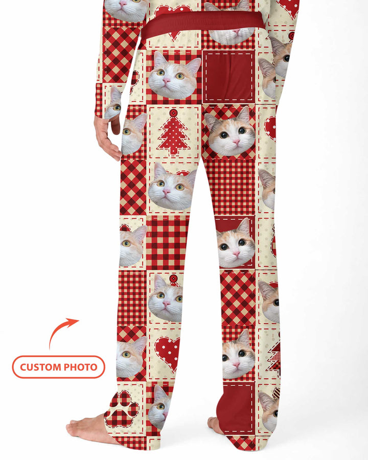Christmas Ugly Pet Bamboo Men's Pajama Set