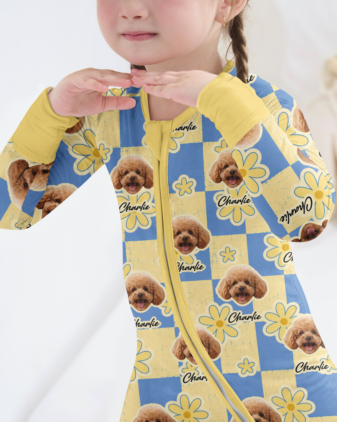 Funny Pet Pattern Bamboo Convertible Zippy