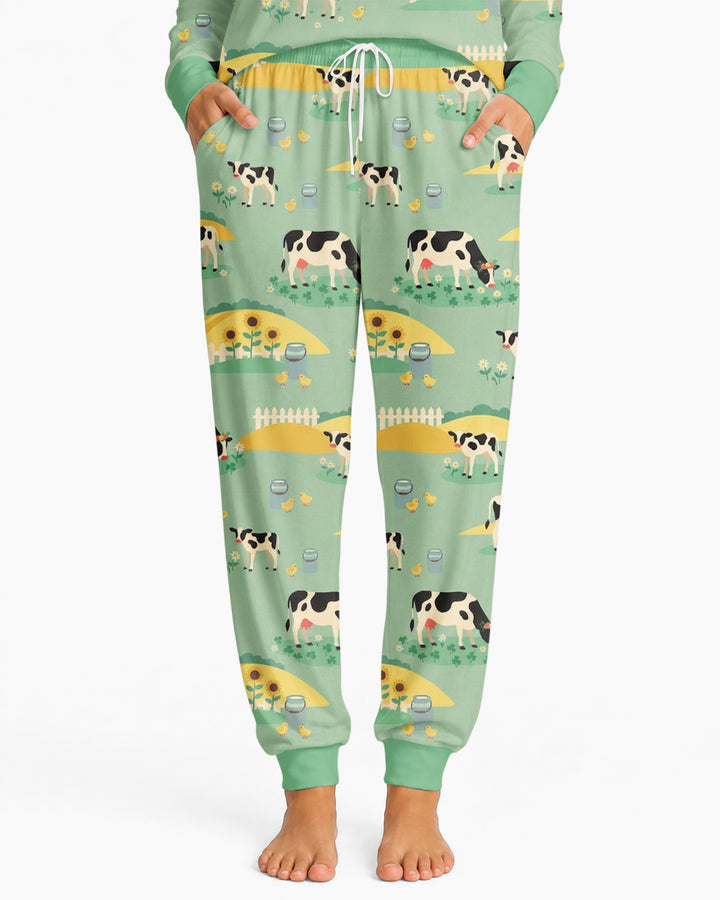 Pasture Sunlit Waltz Bamboo Women Pajama Set