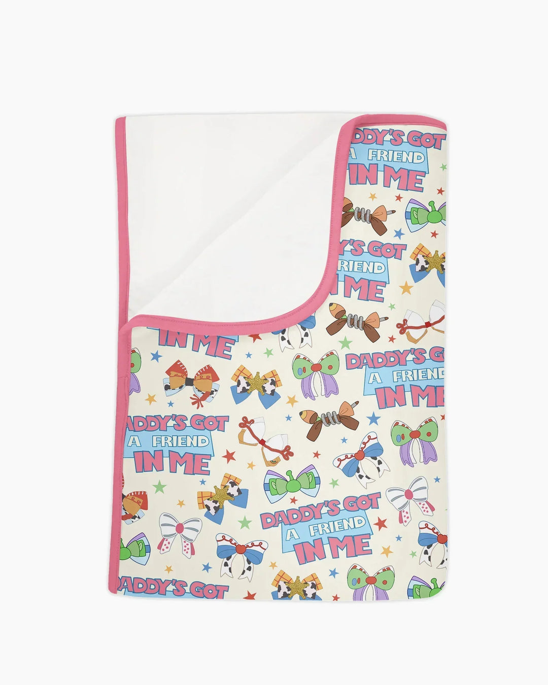 Daddy's Got A Friend In Me Bamboo Blanket