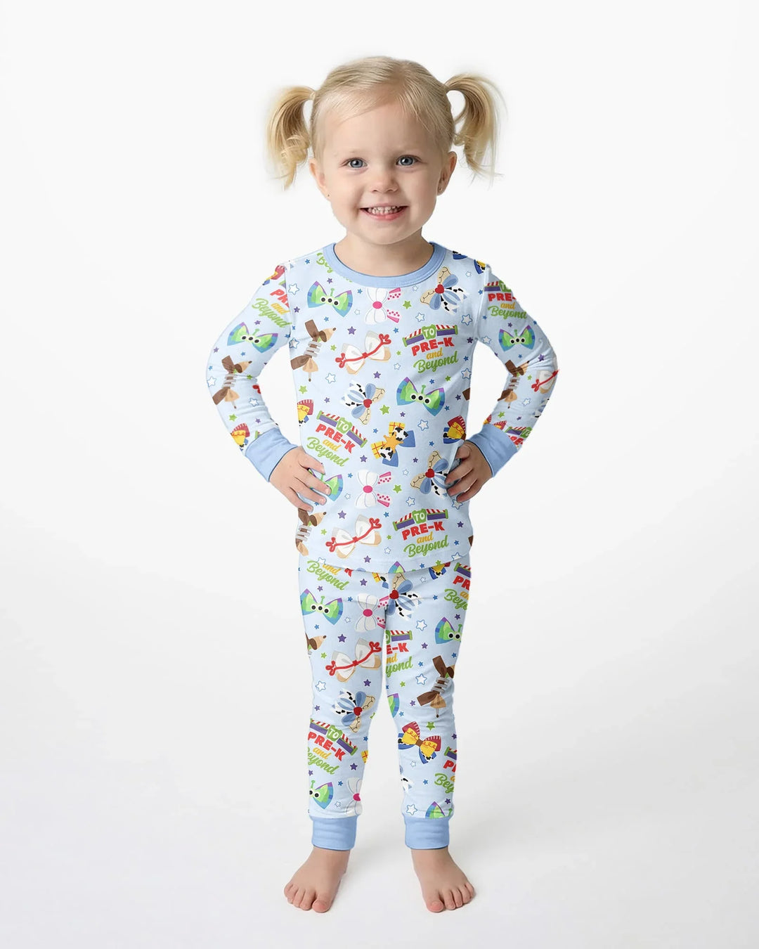 Ready for Pre-K Bamboo Two Piece Long Sleeve Pajama Set