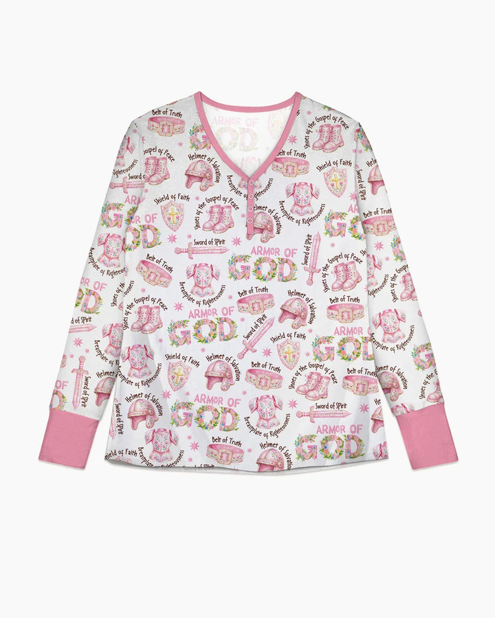 Put On The Full Armor Of God Bamboo Women Pajama Set