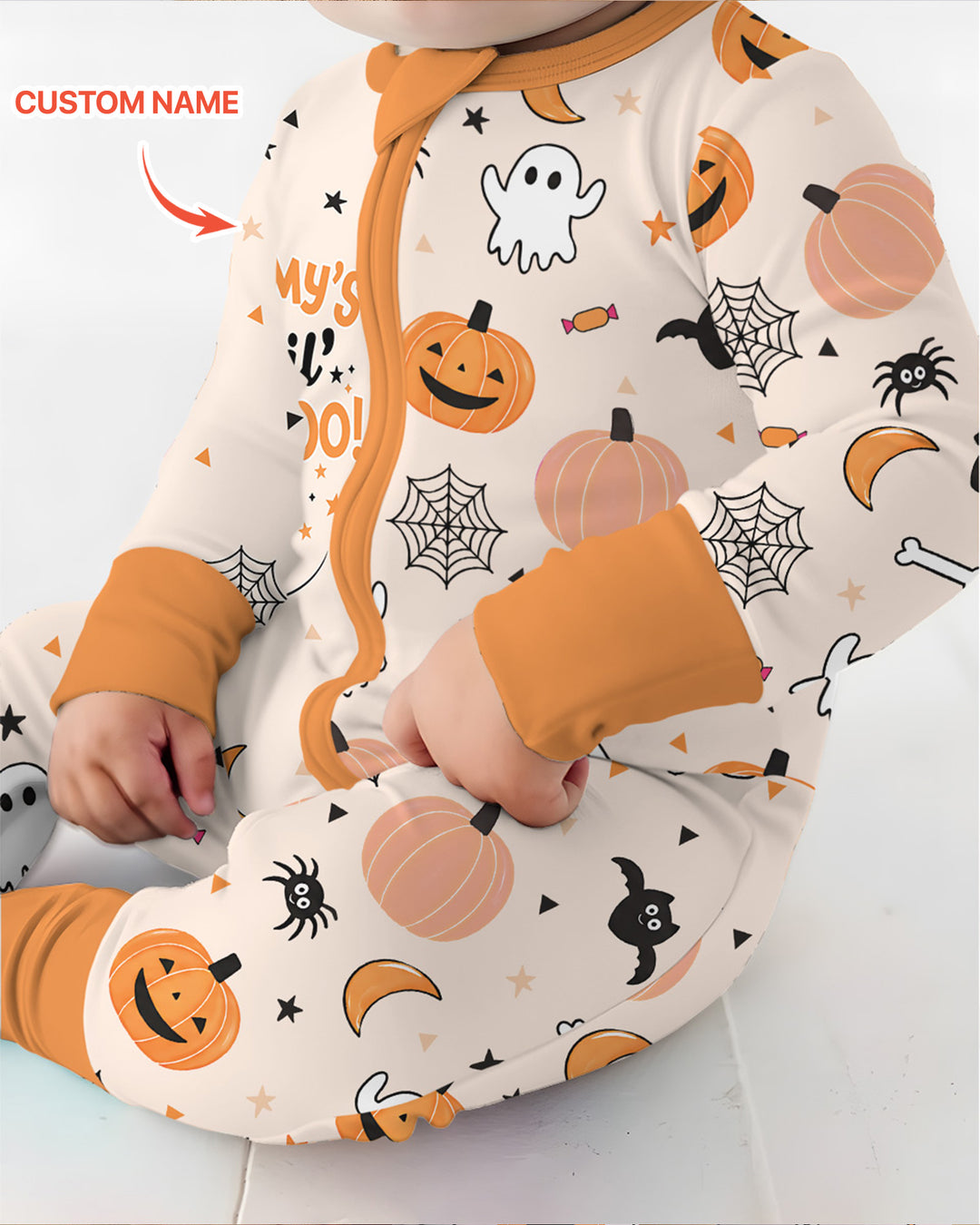 Custom Name Mommy's Lil' Boo Bamboo Convertible Zippy