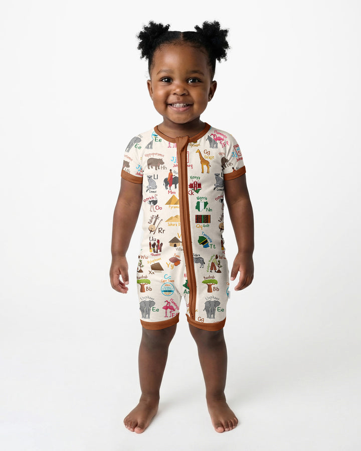 Explore Africa Geography Alphabet Bamboo Shorty Zippy