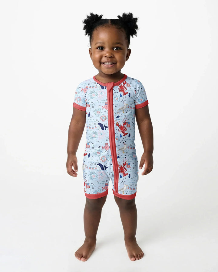 250 Summers Strong Matching Family Bamboo Shorty Zippy