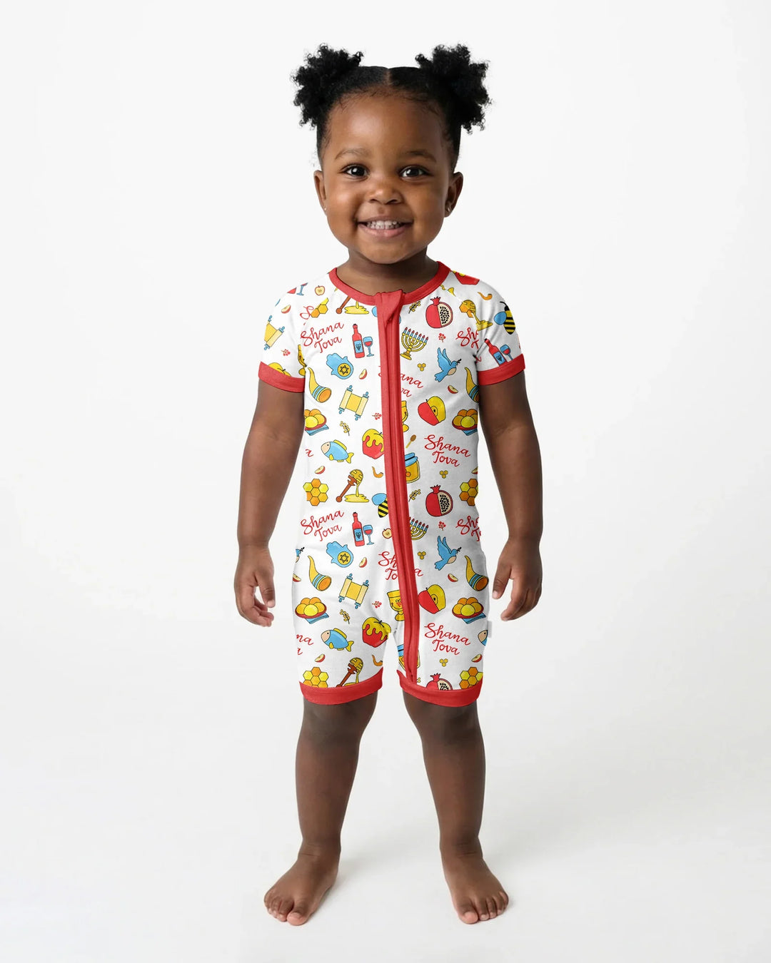 Shanah Tovah U'Metukah Bamboo Shorty Zippy