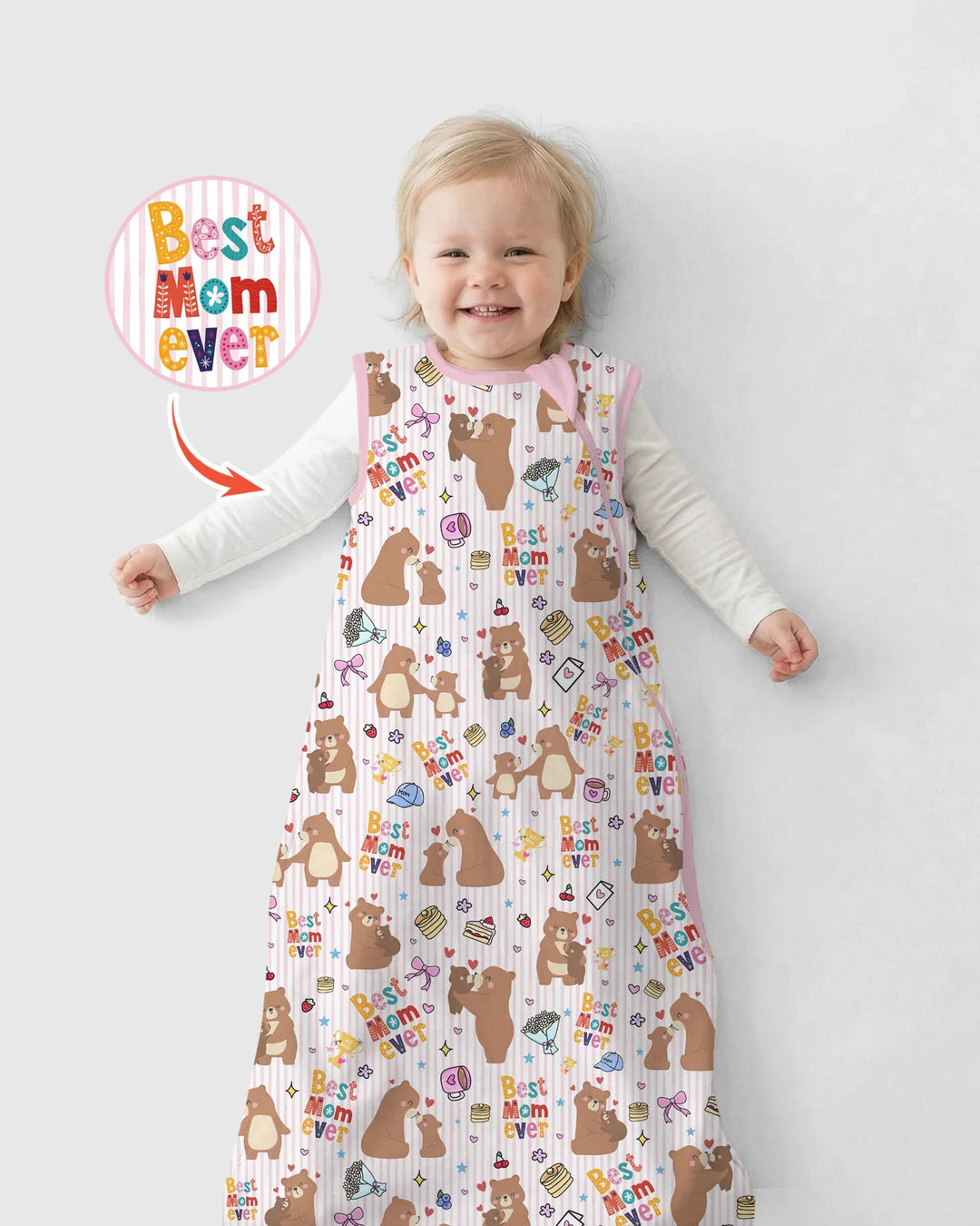 Best Mama Bear Ever Family Matching Bamboo Sleep Bag