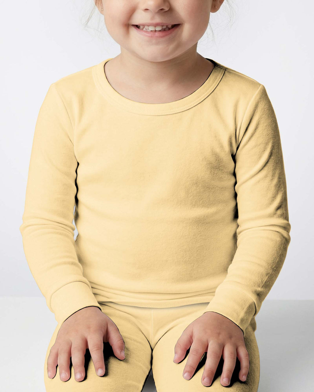 Conjunto de pijama de dos piezas de bambú en blanco antiguo