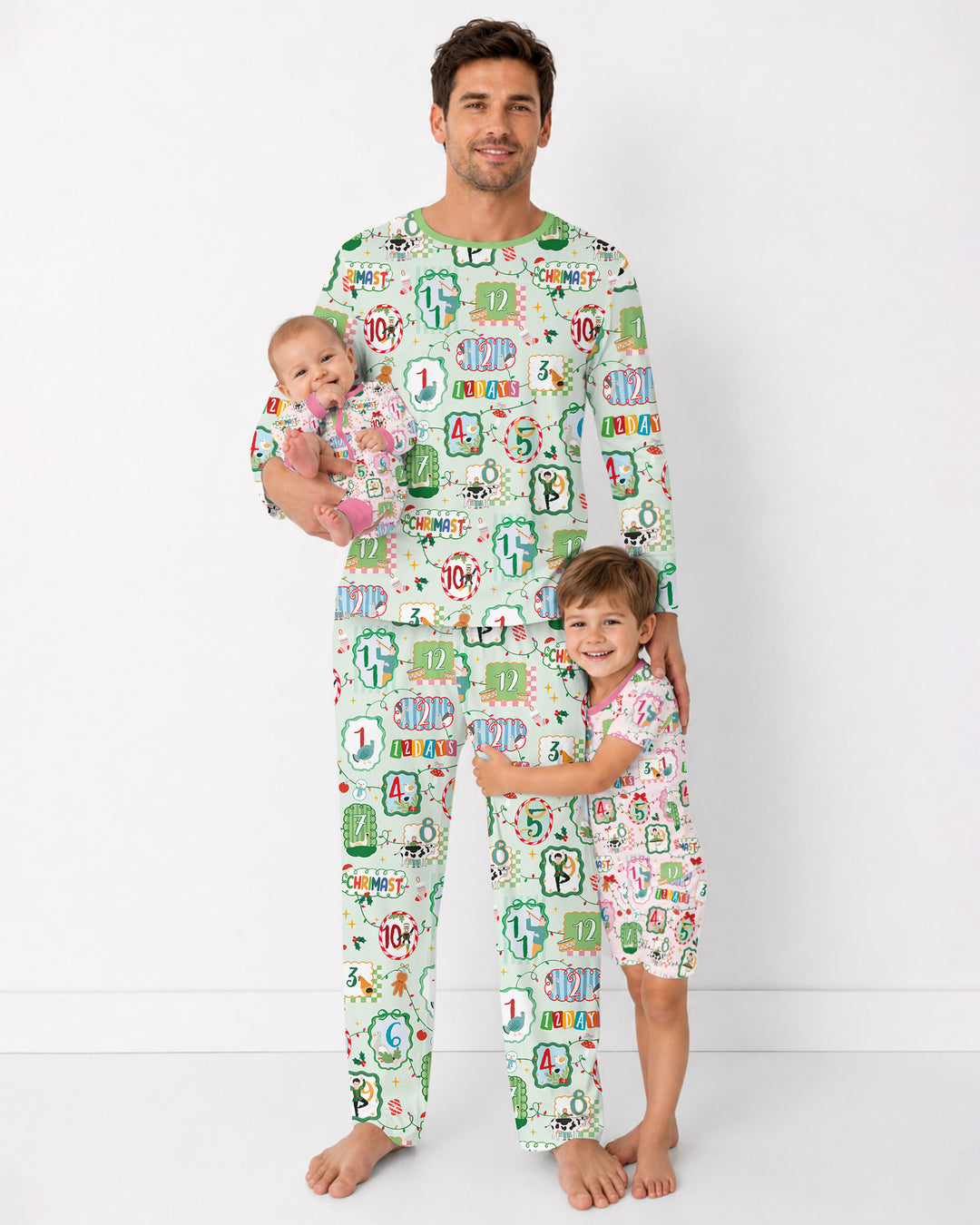 12 Christmas Prayers Bamboo Men's Pajama Set