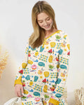Vorlage Bambus Damen Pyjama Set