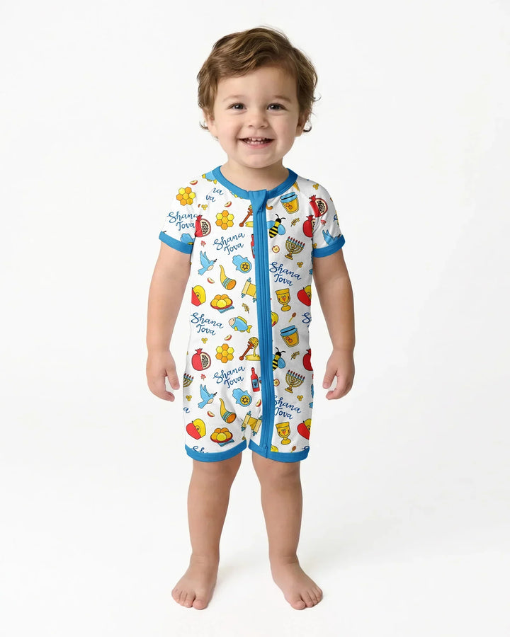 Shanah Tovah U'Metukah Bamboo Shorty Zippy