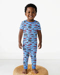 Zweiteiliges, kurzärmliges Pyjama-Set mit Marienkäfern