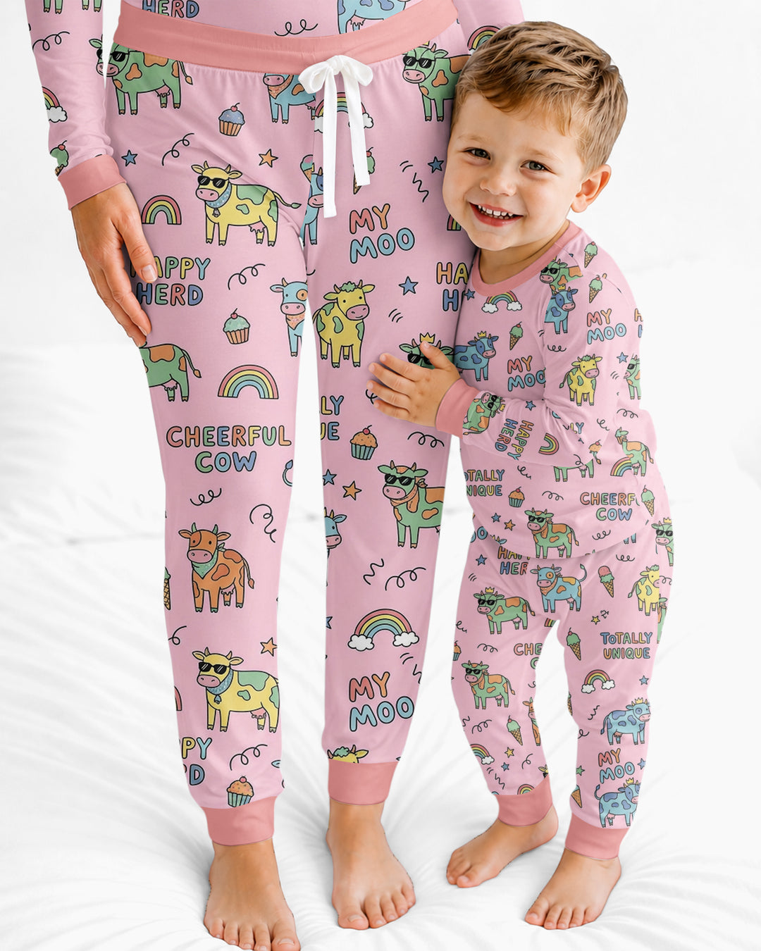 Not Your Ordinary Cow Bamboo Women Pajama Set