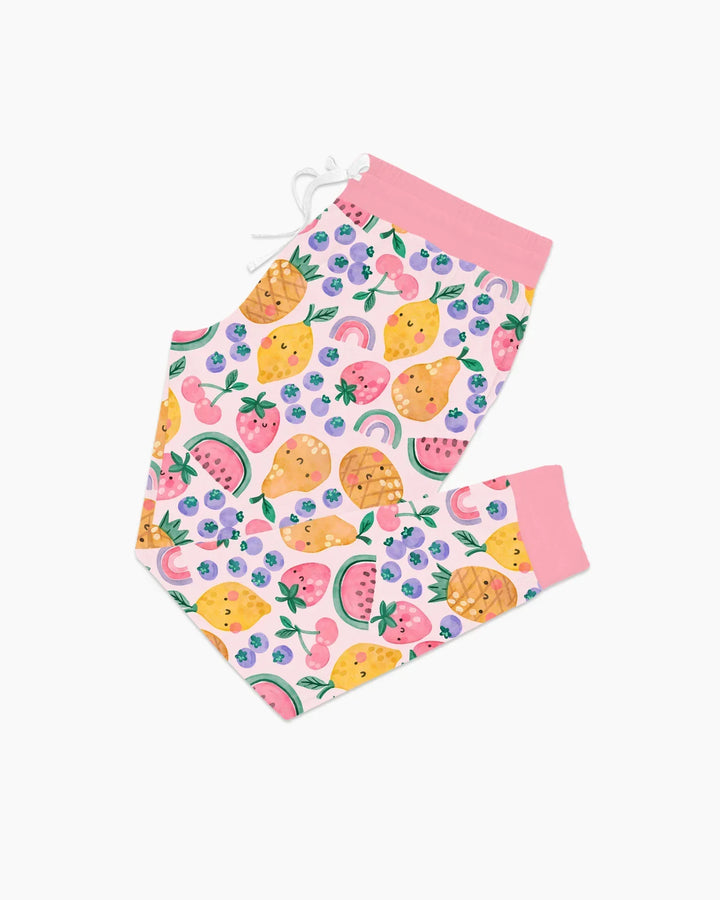 Plantilla de conjunto de pijama de mujer de bambú
