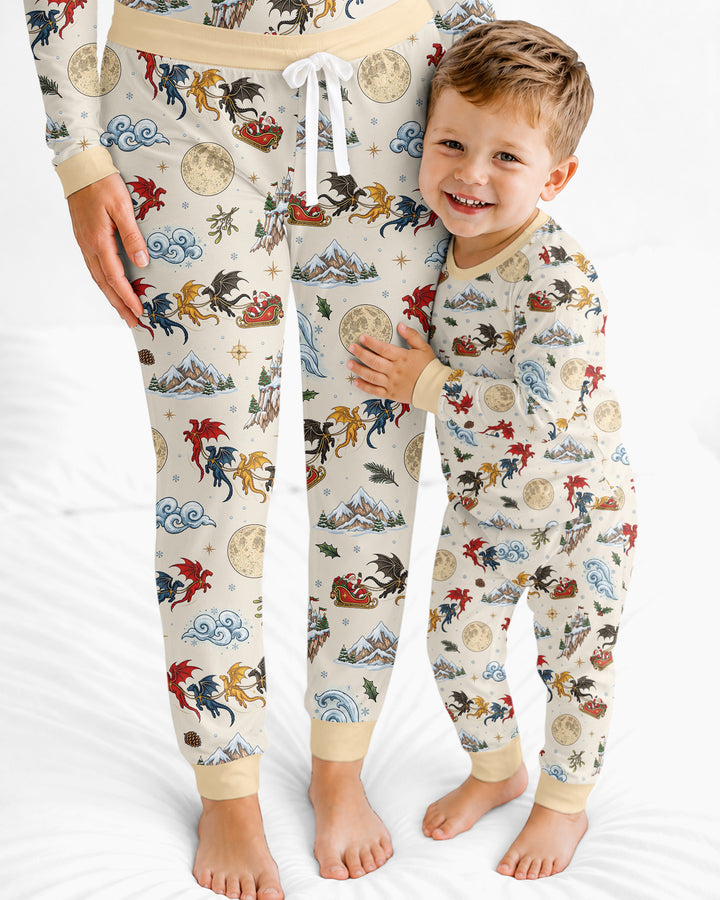 Fourth Wing Christmas Bamboo Women Pajama Set