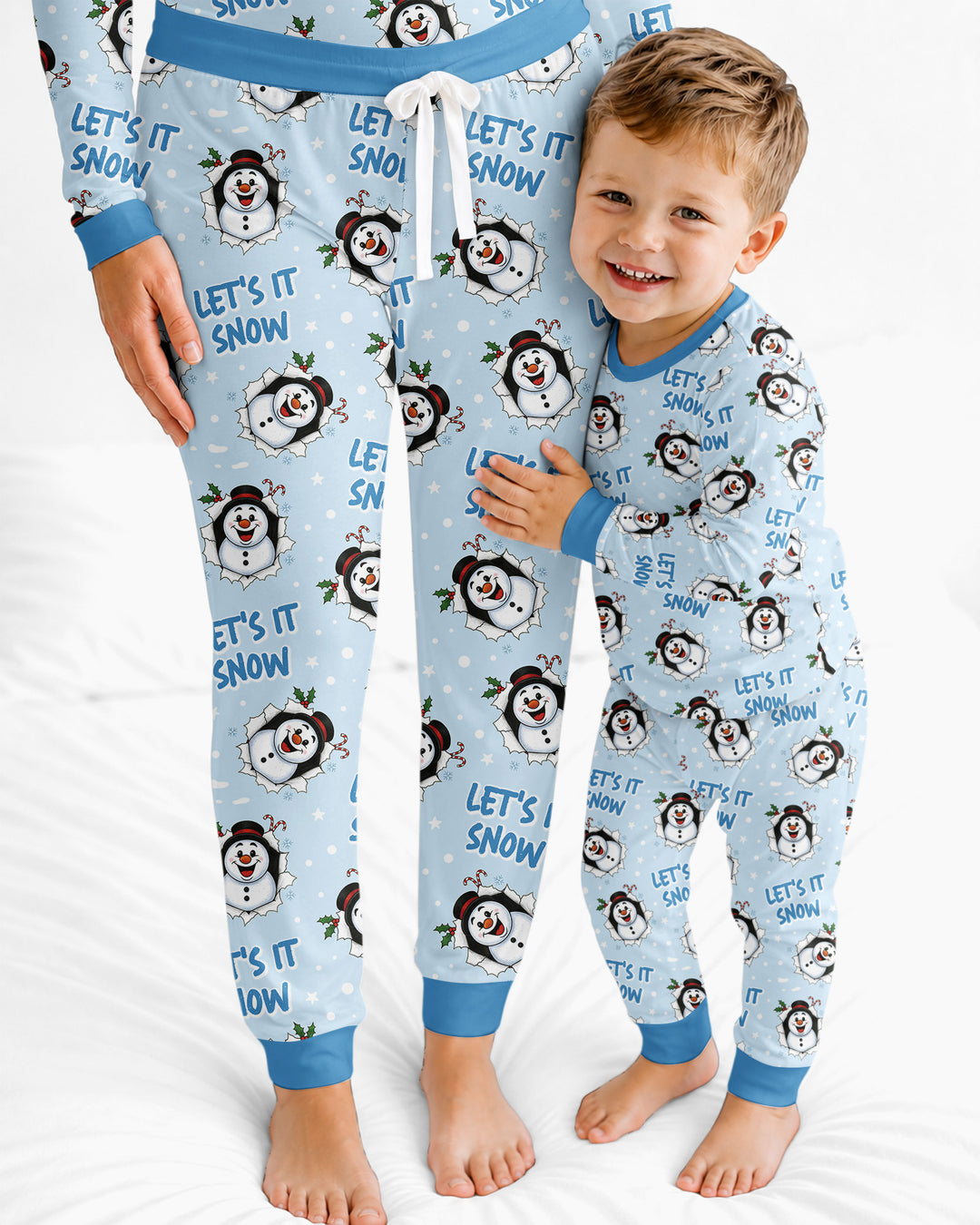 Funny Snowman Bamboo Women Pajama Set