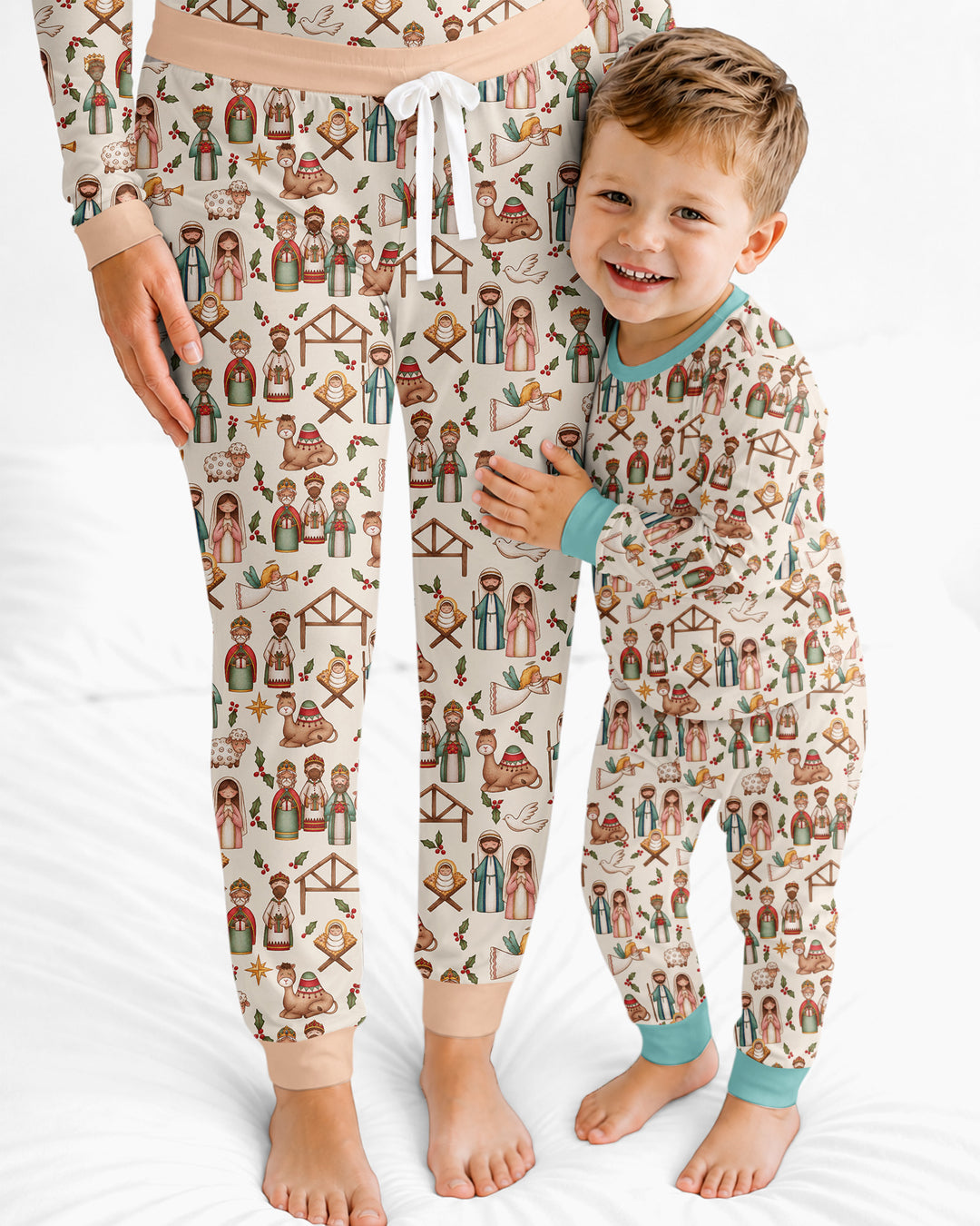 Holy Night Nativity Bamboo Women Pajama Set