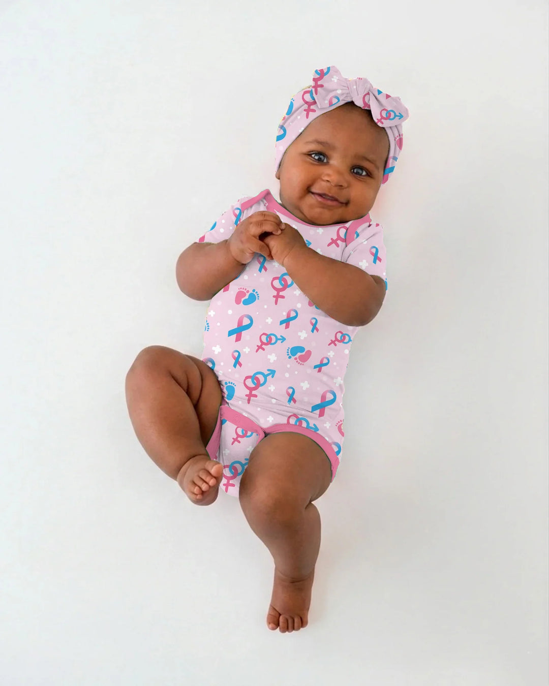 Gerippte Babykleidung mit individuellem Foto - Weich &amp; Skizzenhaft