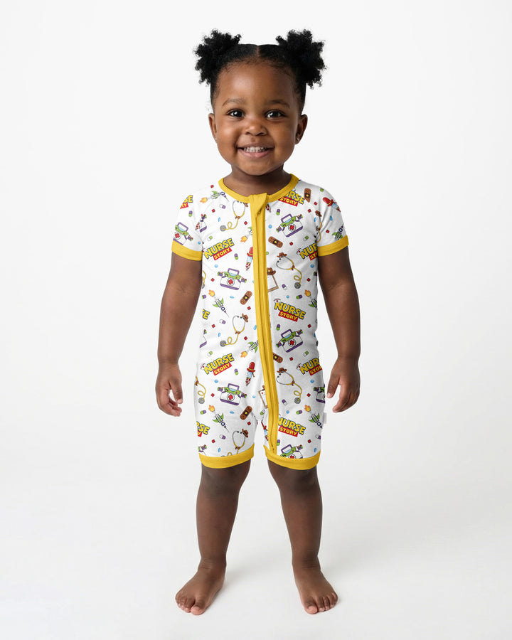 Nurse Story Bamboo Shorty Zippy