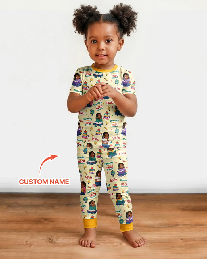 Zweiteiliges, kurzärmliges Pyjama-Set mit Marienkäfern