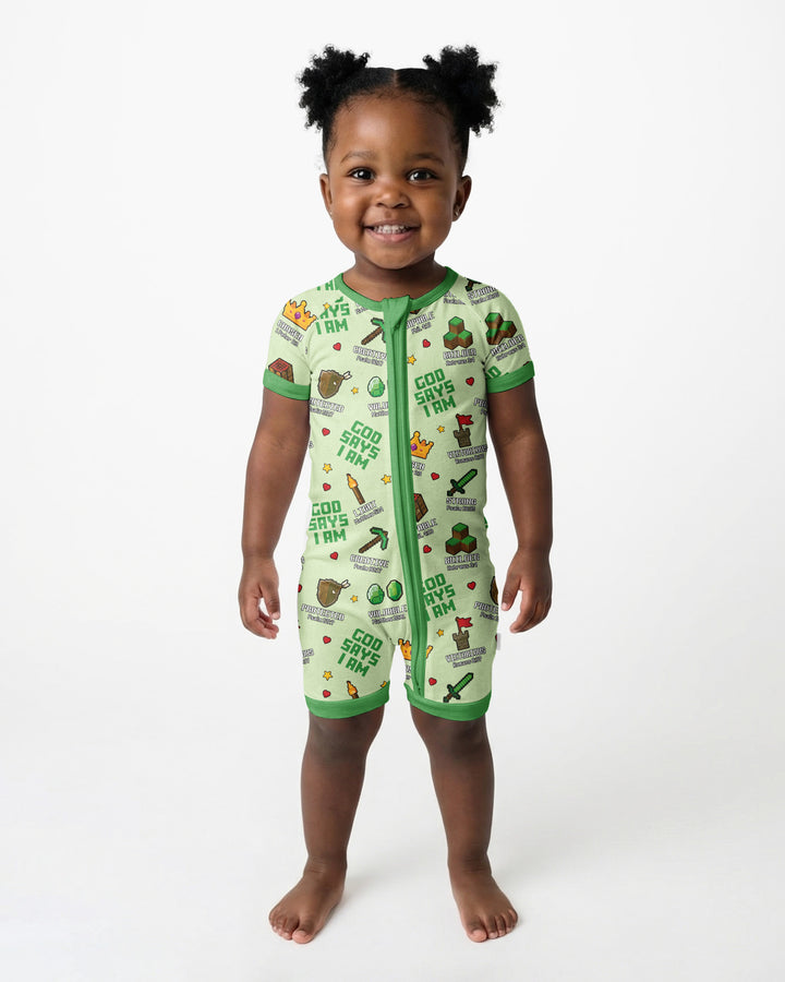 Christian Gamer Bamboo Shorty Zippy