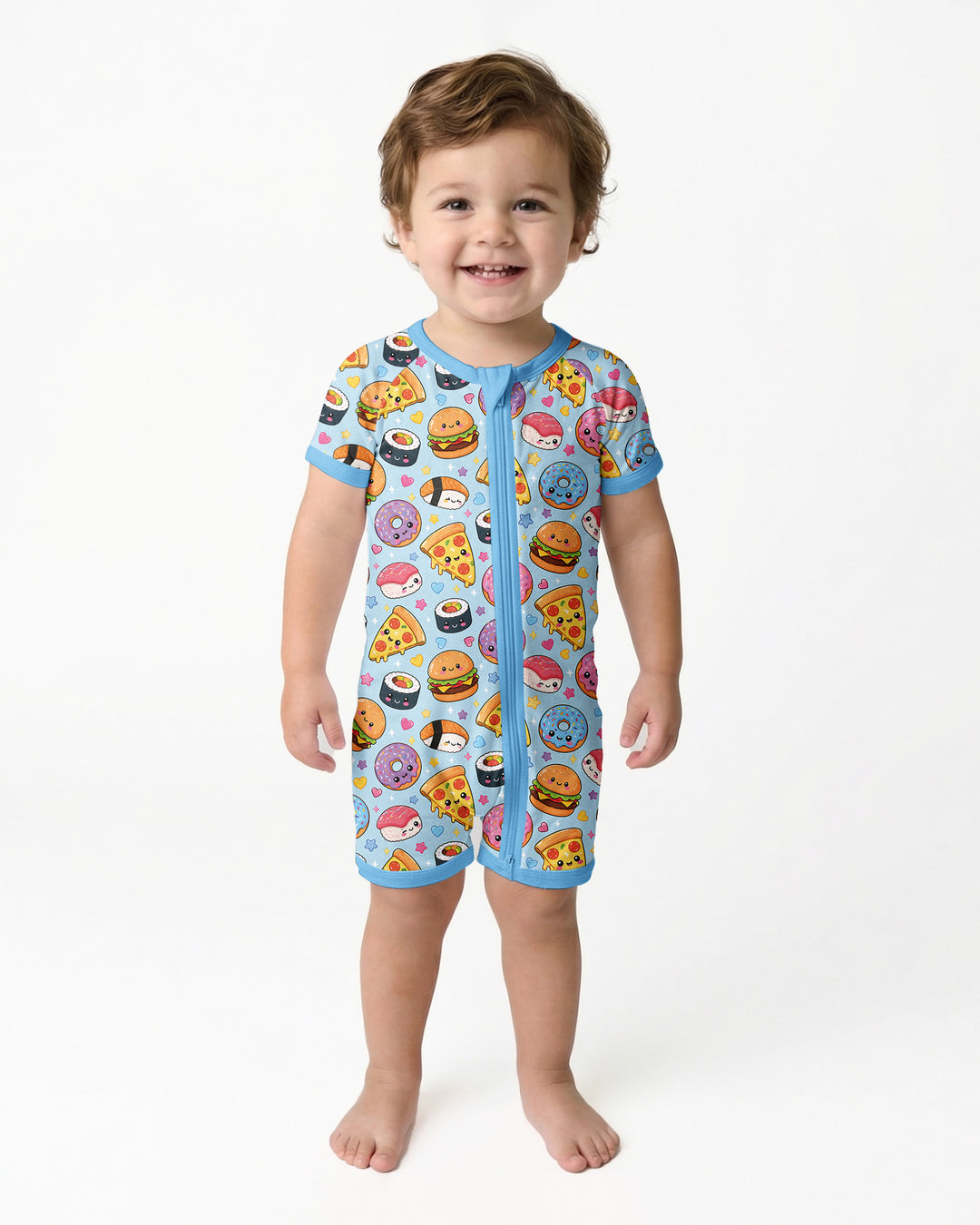 Kawaii Snack Party Bamboo Shorty Zippy