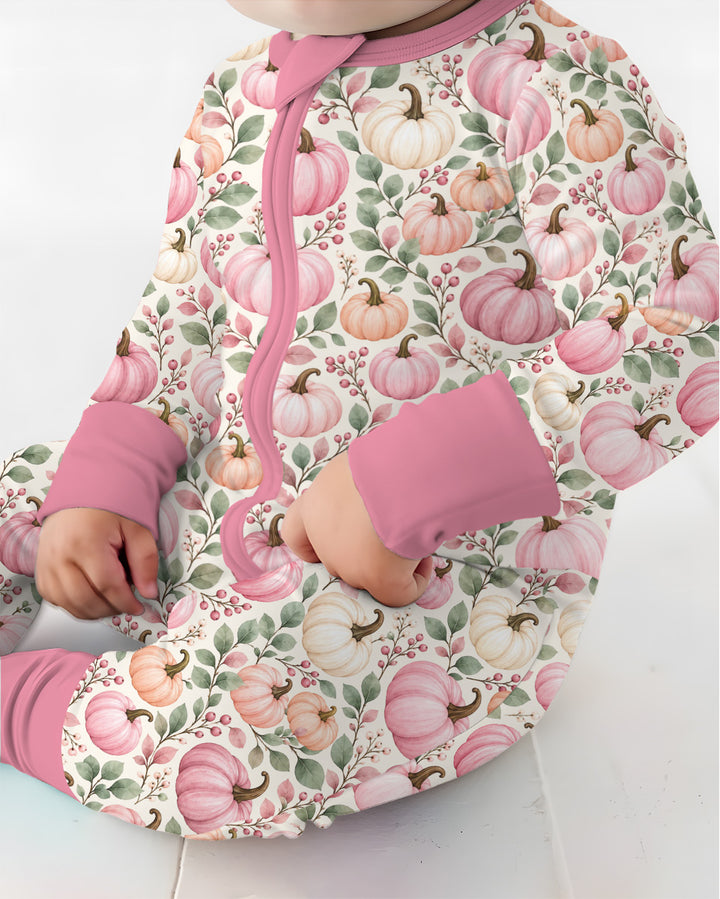 Pumpkin Cozy Fall Bamboo Convertible Zippy