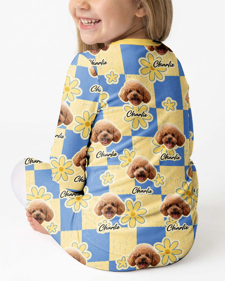 Funny Pet Pattern Bamboo Two Piece Long Sleeve Pajama Set
