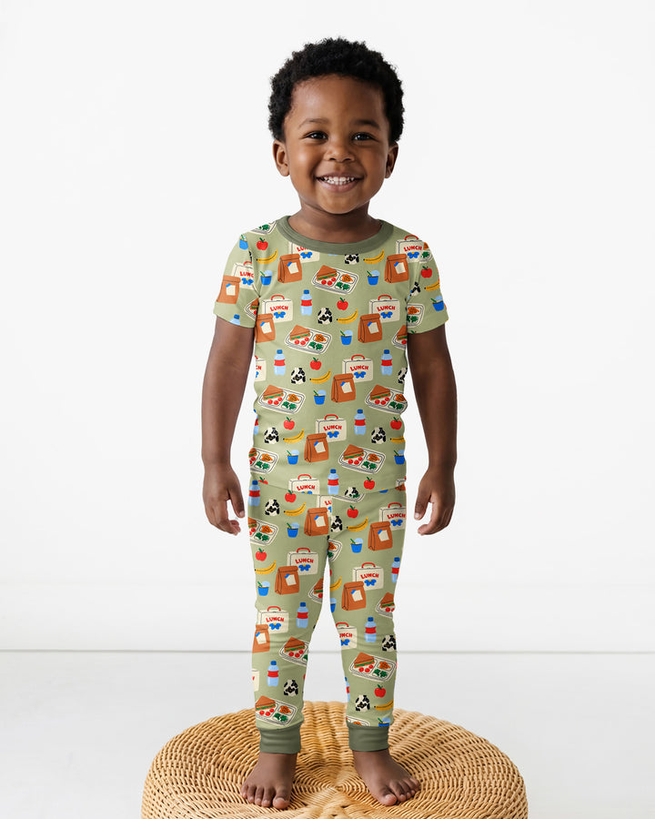 Zweiteiliges, kurzärmliges Pyjama-Set mit Marienkäfern