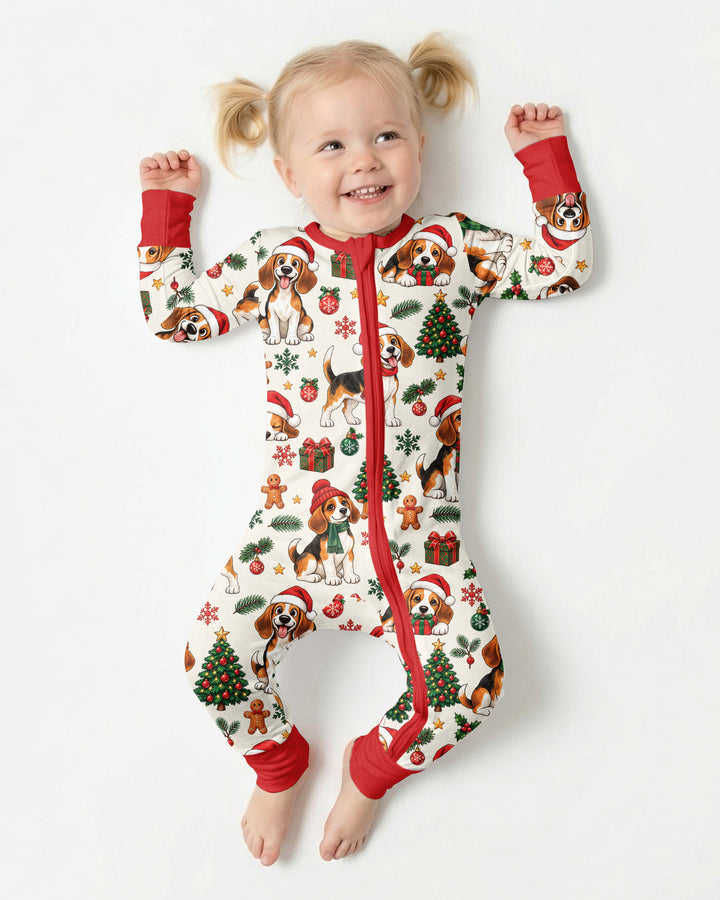 Santa Paws Beagle Bamboo Convertible Zippy