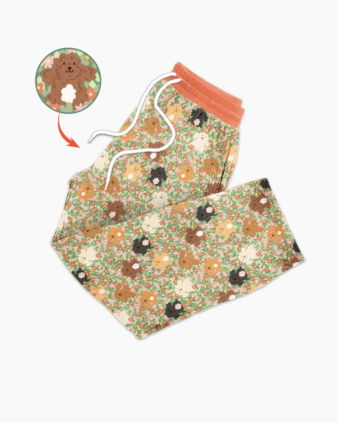 Puppy Garden Family Matching Bamboo Men's Pajama Set