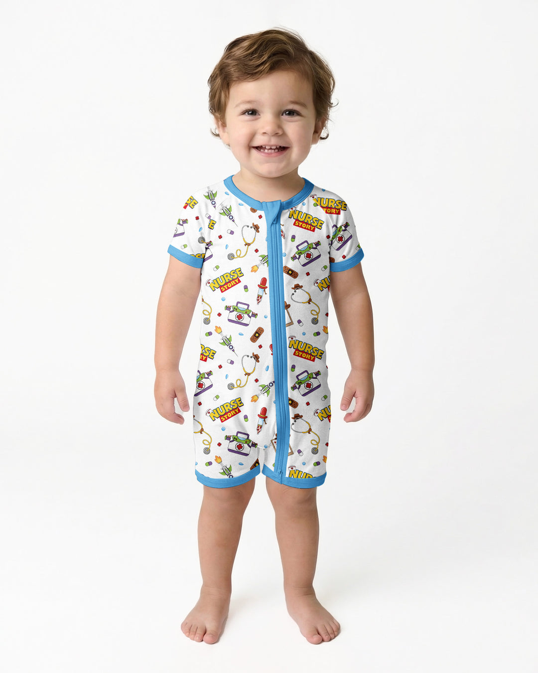 Nurse Story Bamboo Shorty Zippy